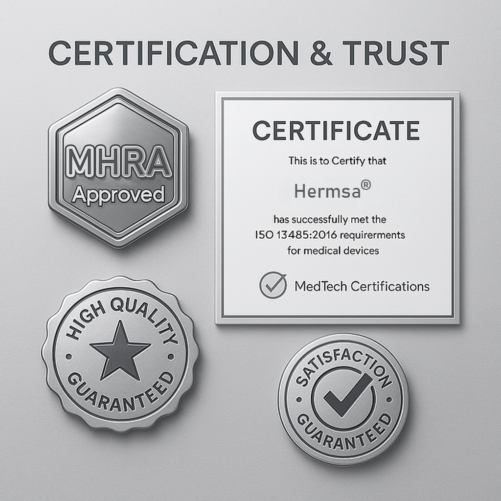 Hermsa® AdaptableFit Custom-Fit Functional Dentures – Clinically backed comfort-fit dentures | Made in the UK | MHRA-Certified🦷