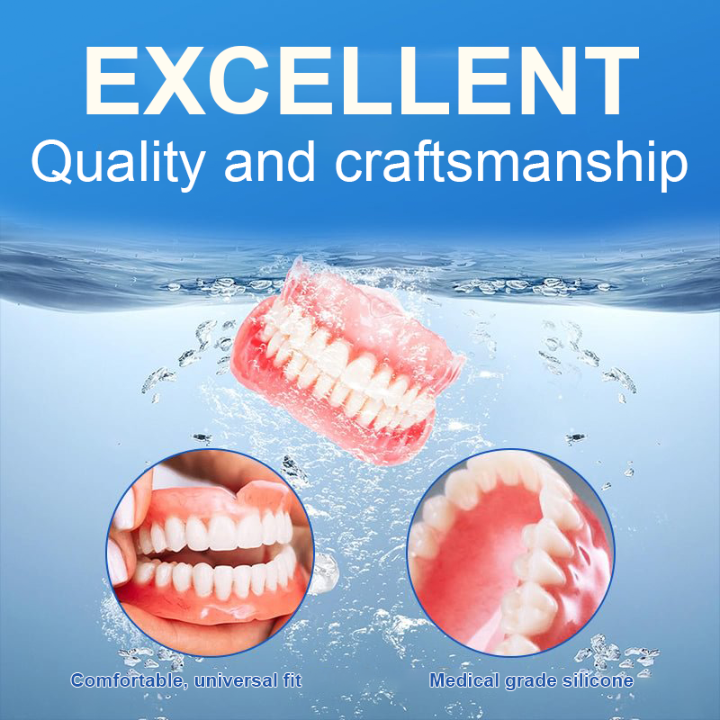 🦷Manufactured & supplied from UK | Hermsa® Silicone Denture – Comfortable, Natural & Easy to Adjust