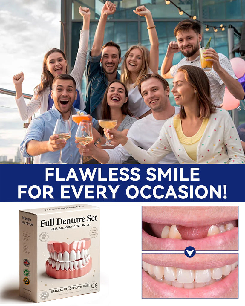 š¦·HermsaĀ®-š¦·Advanced Customized Full Denture Set𦷠(ā°Limited time discount last 30 minutesā°)