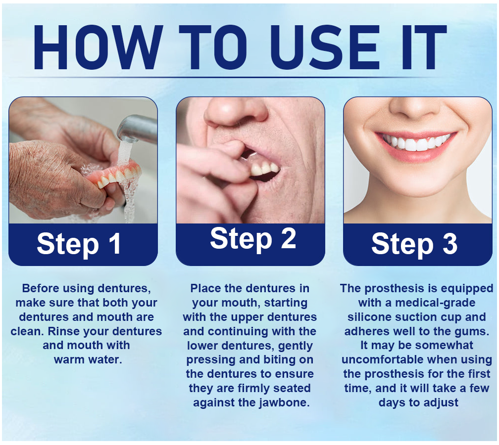 🦷Manufactured & supplied from UK | Hermsa® Silicone Denture – Comfortable, Natural & Easy to Adjust