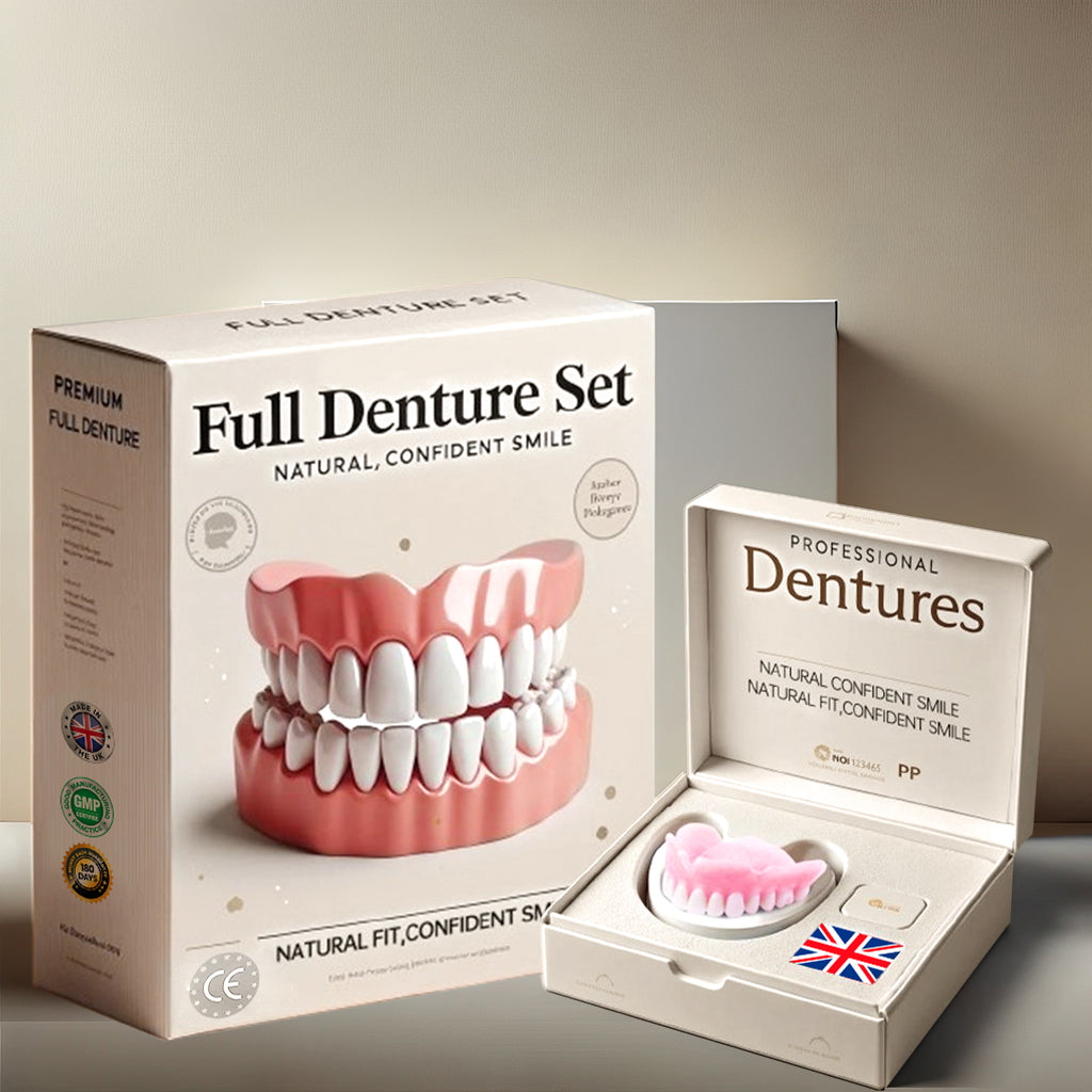 🦷Hermsa®-🦷Advanced Customized Full Denture Set🦷 (⏰Limited time discount last 30 minutes⏰)