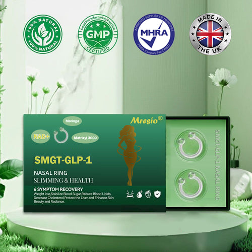 🌱[Official Store] Mresio® SMFT-GLP-1 Slimming & Health Nasal Ring ｜⚡ Fast Fat Burn & Metabolic Balance 👍