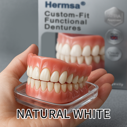 ✨Hermsa® AdaptableFit Custom-Fit Functional Dentures – Clinically backed comfort-fit dentures | Made in the UK | MHRA-Certified🦷