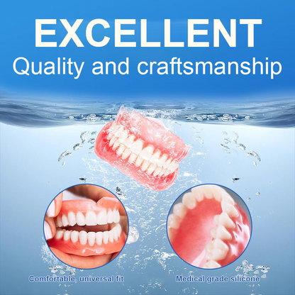 🦷Manufactured & supplied from UK | Hermsa® Silicone Denture – Comfortable, Natural & Easy to Adjust
