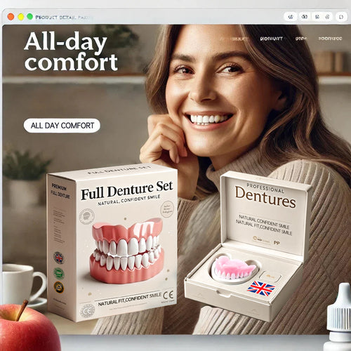 🦷Hermsa®-🦷Advanced Customized Full Denture Set🦷 (⏰Limited time discount last 30 minutes⏰)